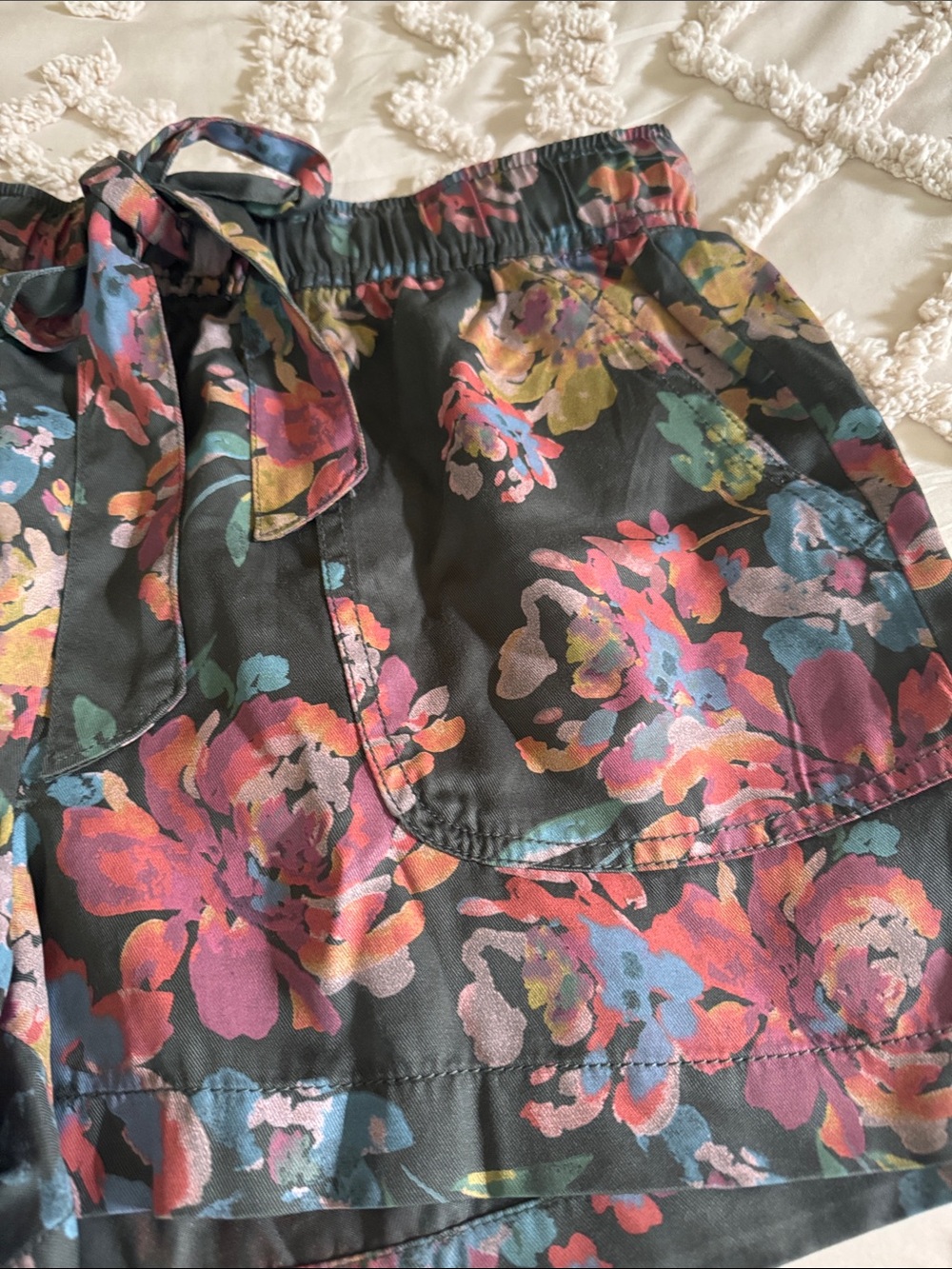 Nicole Miller floral shorts